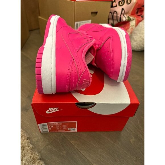 Nike dunk low hyper pink / white - Picture 10 of 11